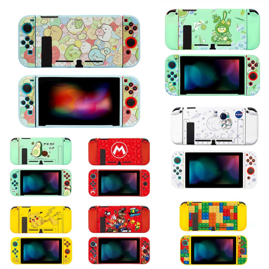 Caixa Nintendo Switch V2/Interruptor OLED Amarela/Verde/Vermelho