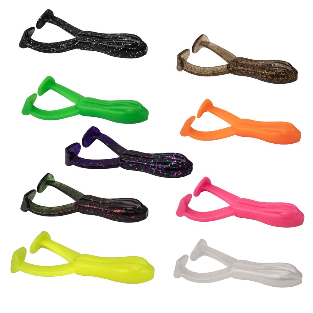 Isca artificial soft frog heckmann 7,5cm 6gr sapinho pesca traíra tucunaré trairão