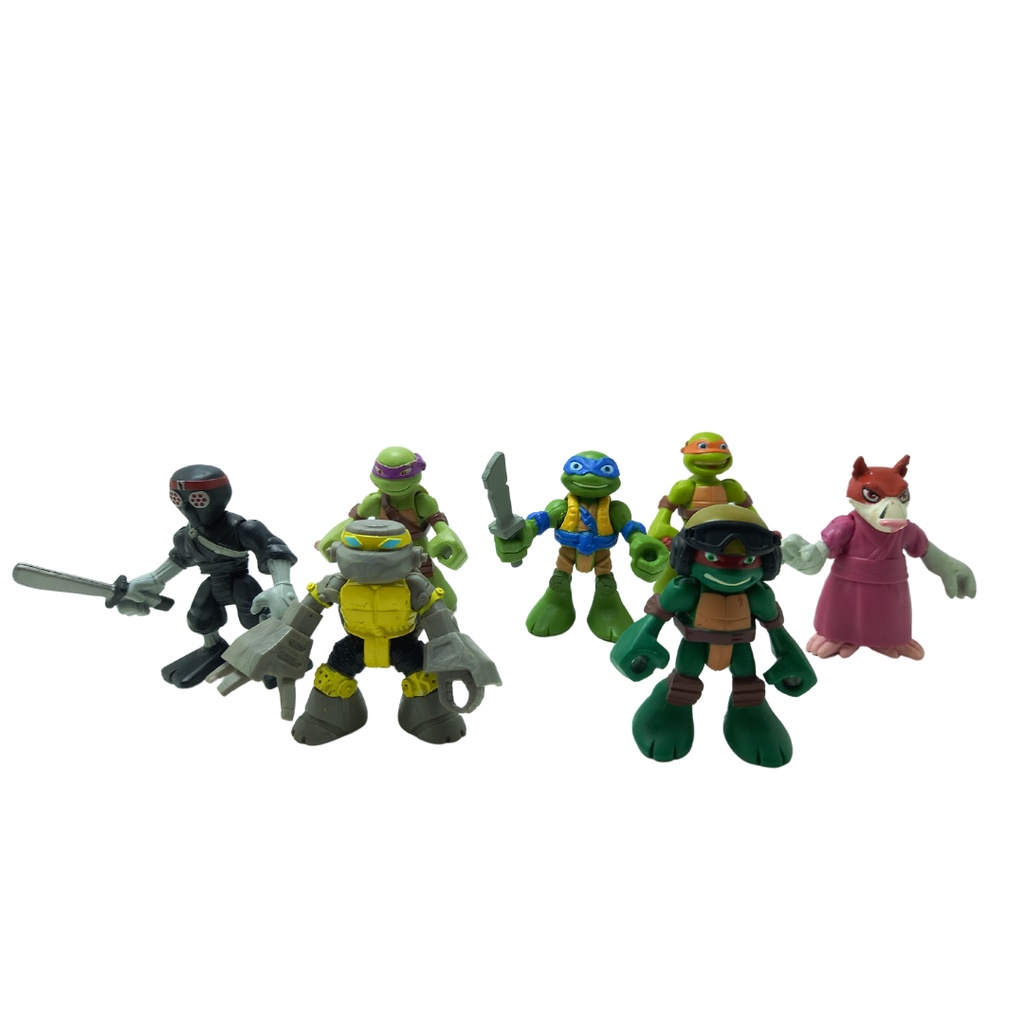 Tartarugas Ninjas Mini Figuras De Ação Colecionáveis - Escolha o Seu Personagem Favorito