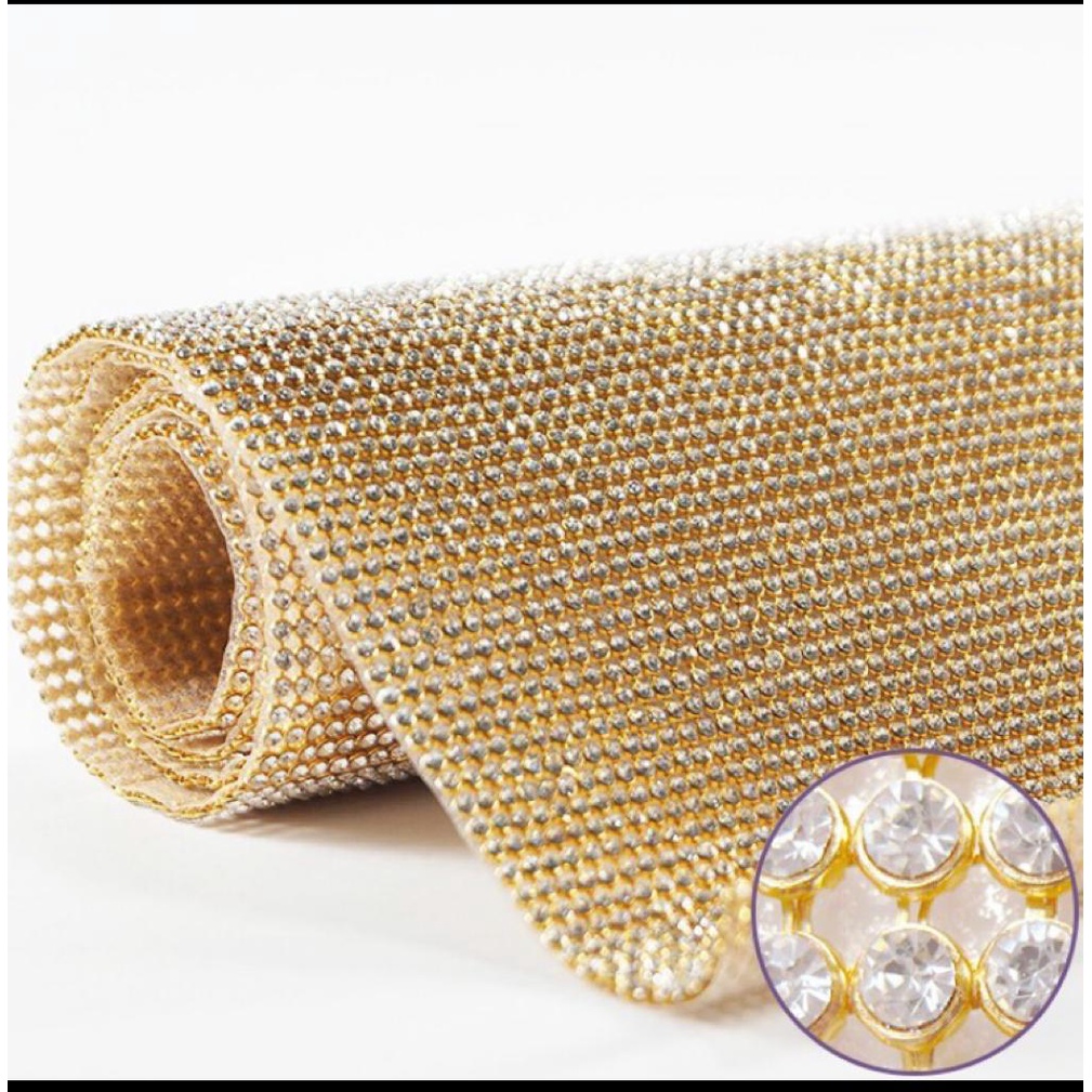 Manta Strass Original De Alta Qualidade Dourada e Prata -ENVIO IMEDIATO