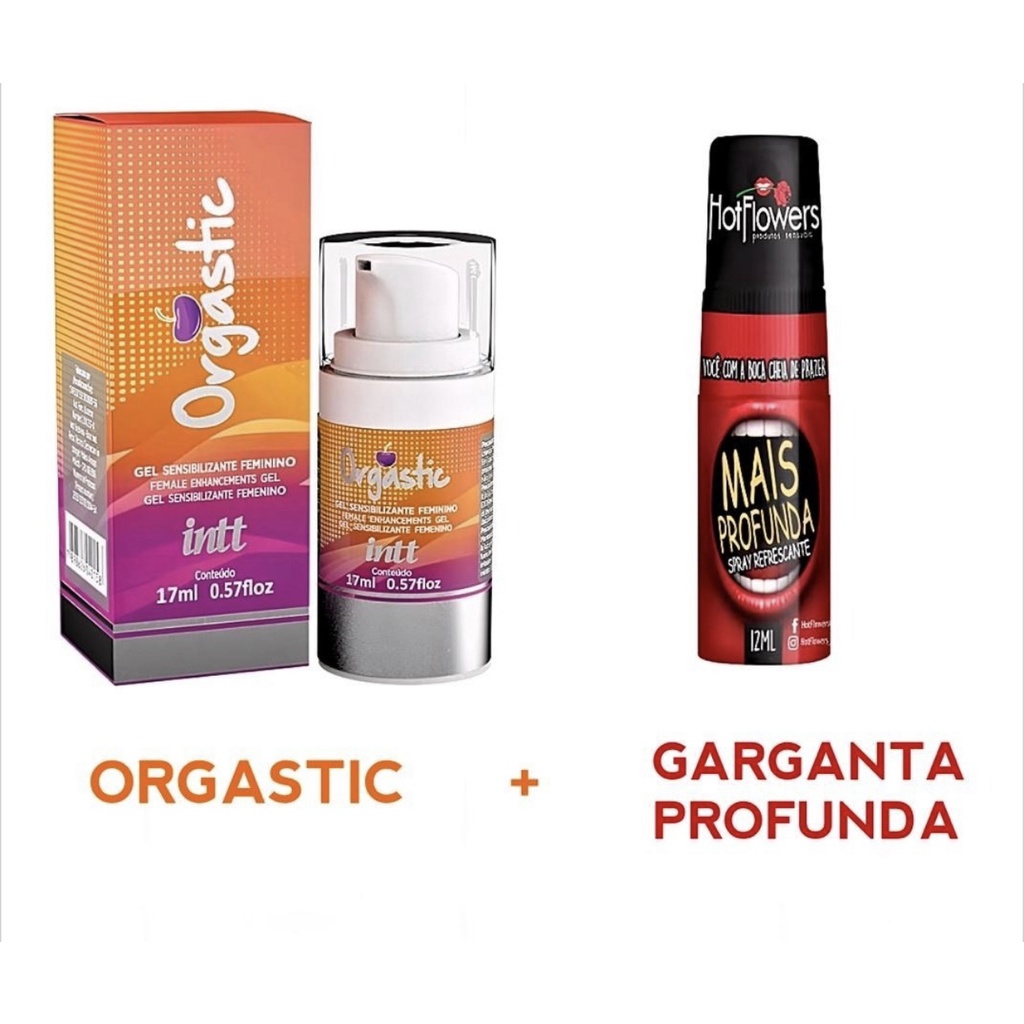 Kit Garganta Profunda HotFlowers + Orgastic Gel Feminino - Sex Shop