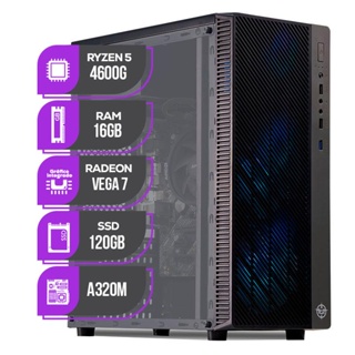 PC Gamer Completo Ryzen 5 5600G, 16GB DDR4, SSD 480GB, 500W 80 Plus, Enifler