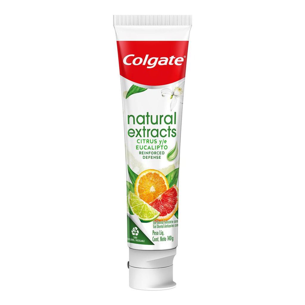 Creme Dental Colgate Natural Extracts Reinforced Defense Citrus e ...