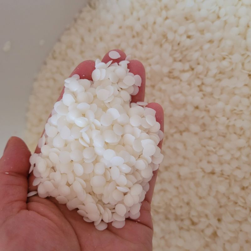 Parafina Para Velas 1 KG - Alto Punto De Fusión 56/58°C, Color Blanco, Bajo En Aceites