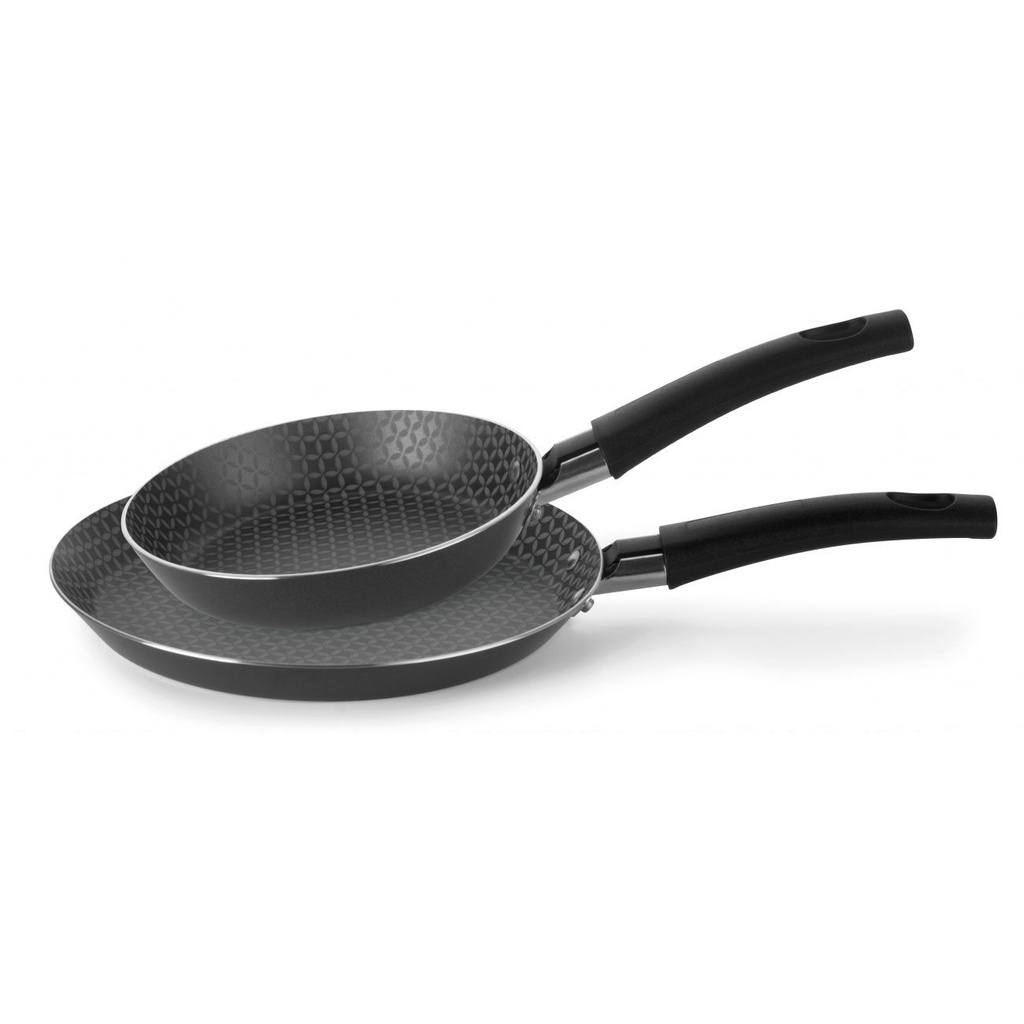 Jogo 2 Frigideira de Ovo Pequena Gourmet 14cm Antiaderente Teflon