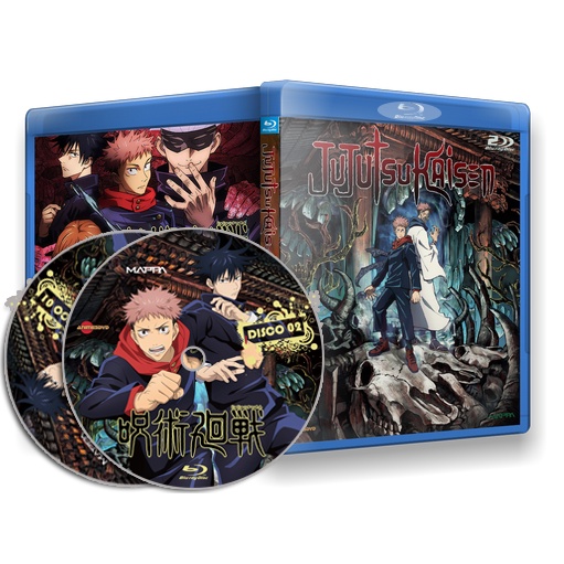 Blu-ray Jujutsu Kaisen - Anime Primeira temporada dublada completa em alta definição.