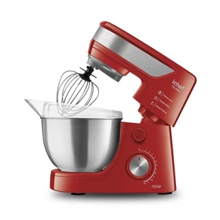 Batedeira Planetária Ichef Polishop - Premium - 700W - Vermelha