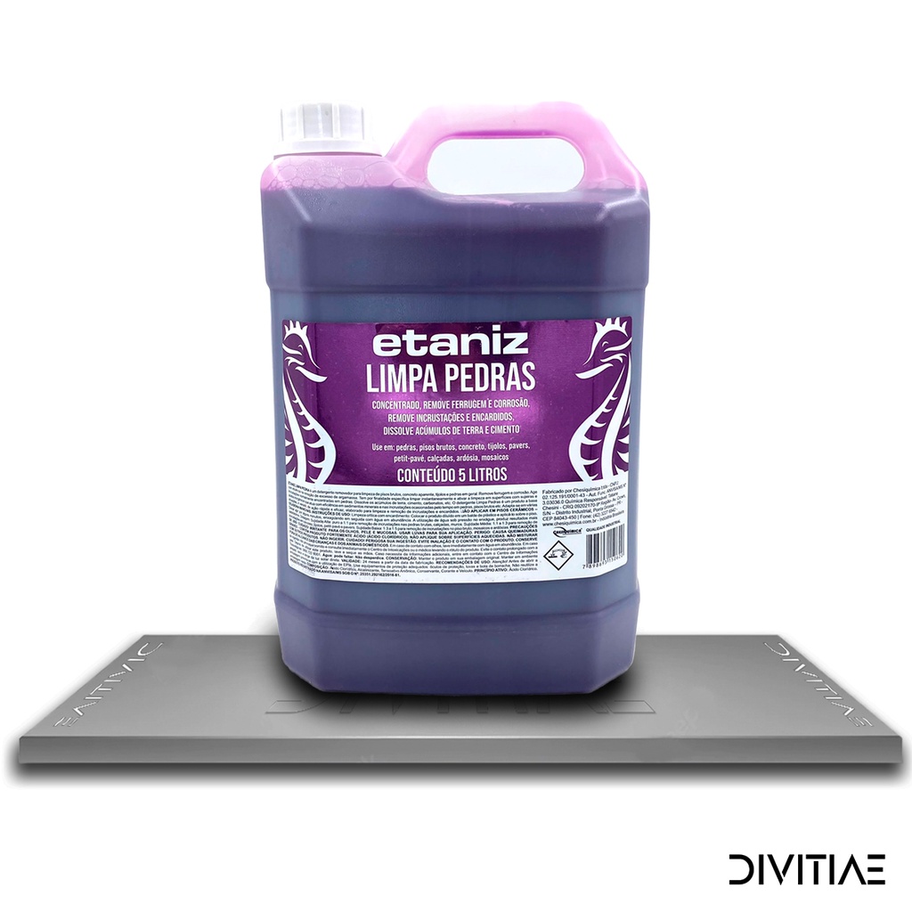 Limpa Pedras PREMIUM desencarde Etaniz 5L