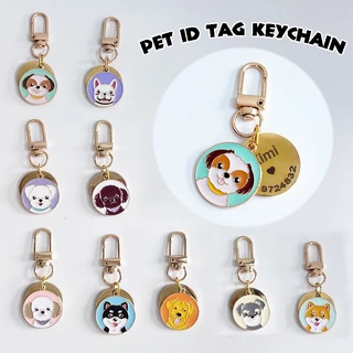 Etiqueta De Identificação Para Animais De Estimação Nome Do Cão De Aço Inoxidável Tag Cat Collar Personalizado Chaveiro De Animal Gravação Sem Telefone Folha Em E Chapa De Cobre
