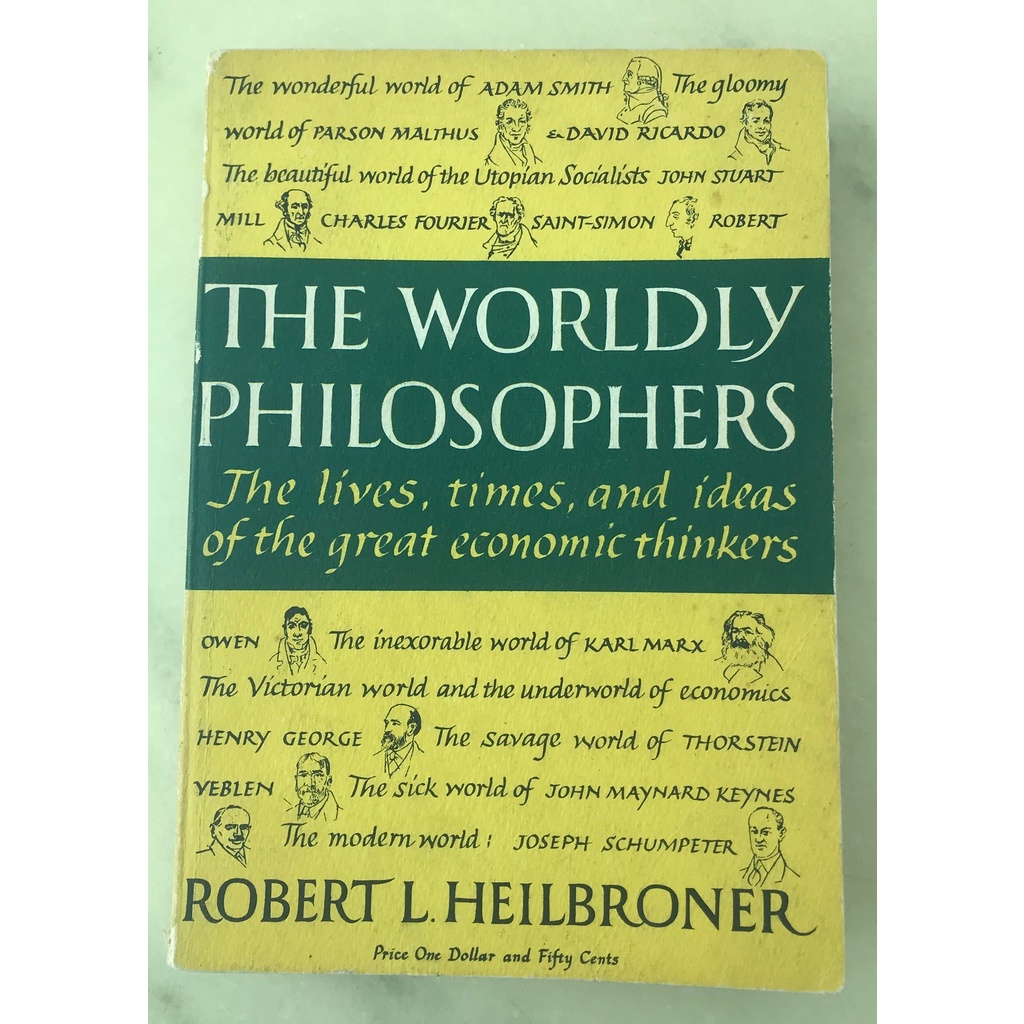 The　L.　Brasil　Heilbroner　Robert　Livro　Philosopher　Worldly　Shopee
