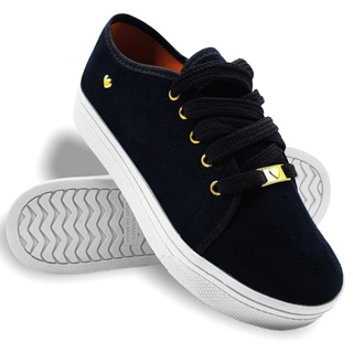 Tênis Feminino Ping Coração Casual Confortavel 02