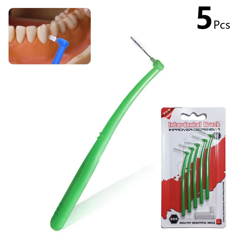 5 Unidades/Pacote L Forms Adultos Interdental Escova 0.5 Milímetros