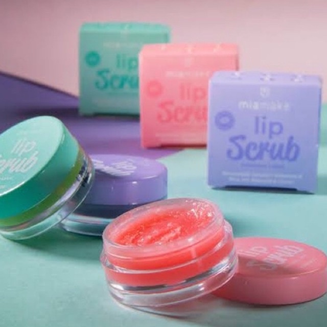 Esfoliante Labial Lip Scrub Mia Make/ Batom e Gloss Shopee Brasil