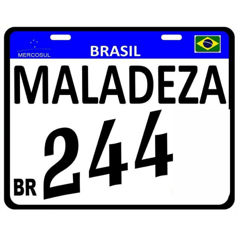 Placa Decorativa Moto 244 Maladeza | Shopee Brasil