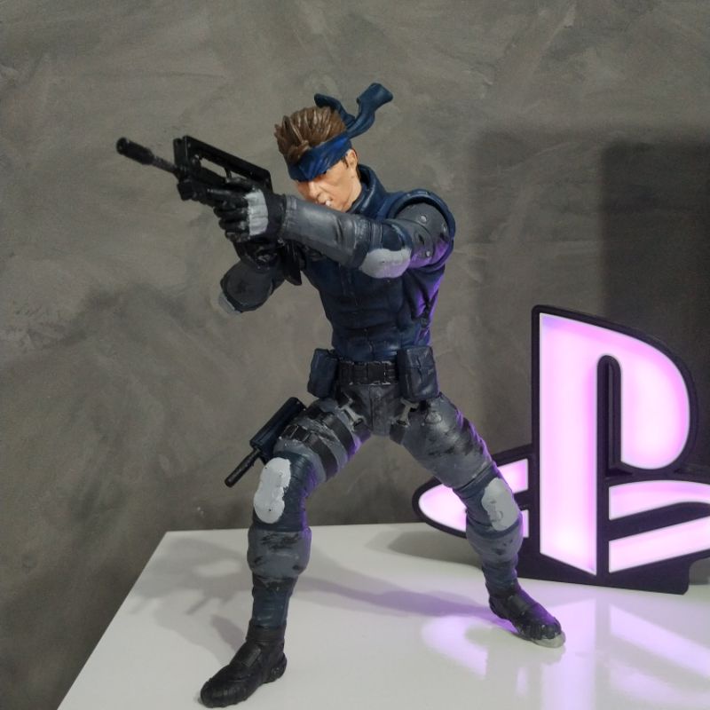 Action Figure Solid Snake Metal Gear Solid