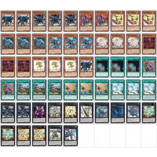 Cartas Yugioh - Deck Dinossauro 55 cards Tcg Ou Anime