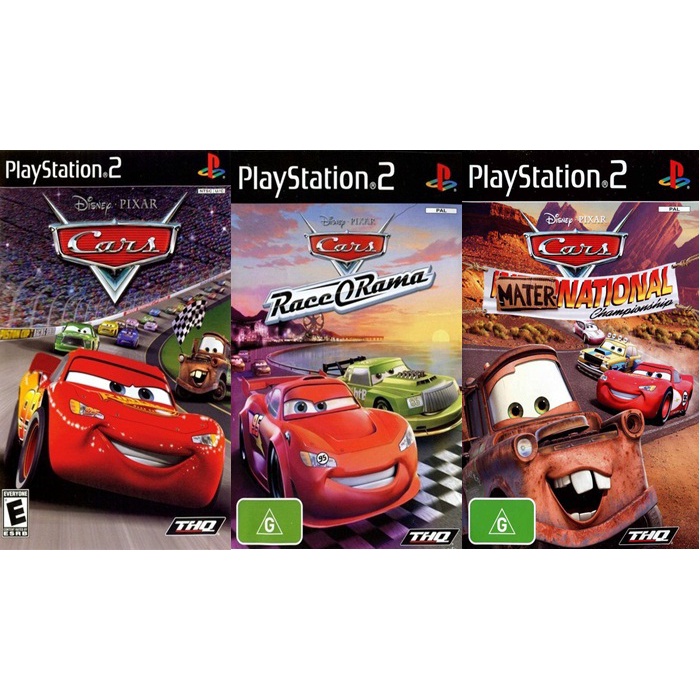 Carros Cars Disney Ps2 Jogo Original Completo Mídia Física