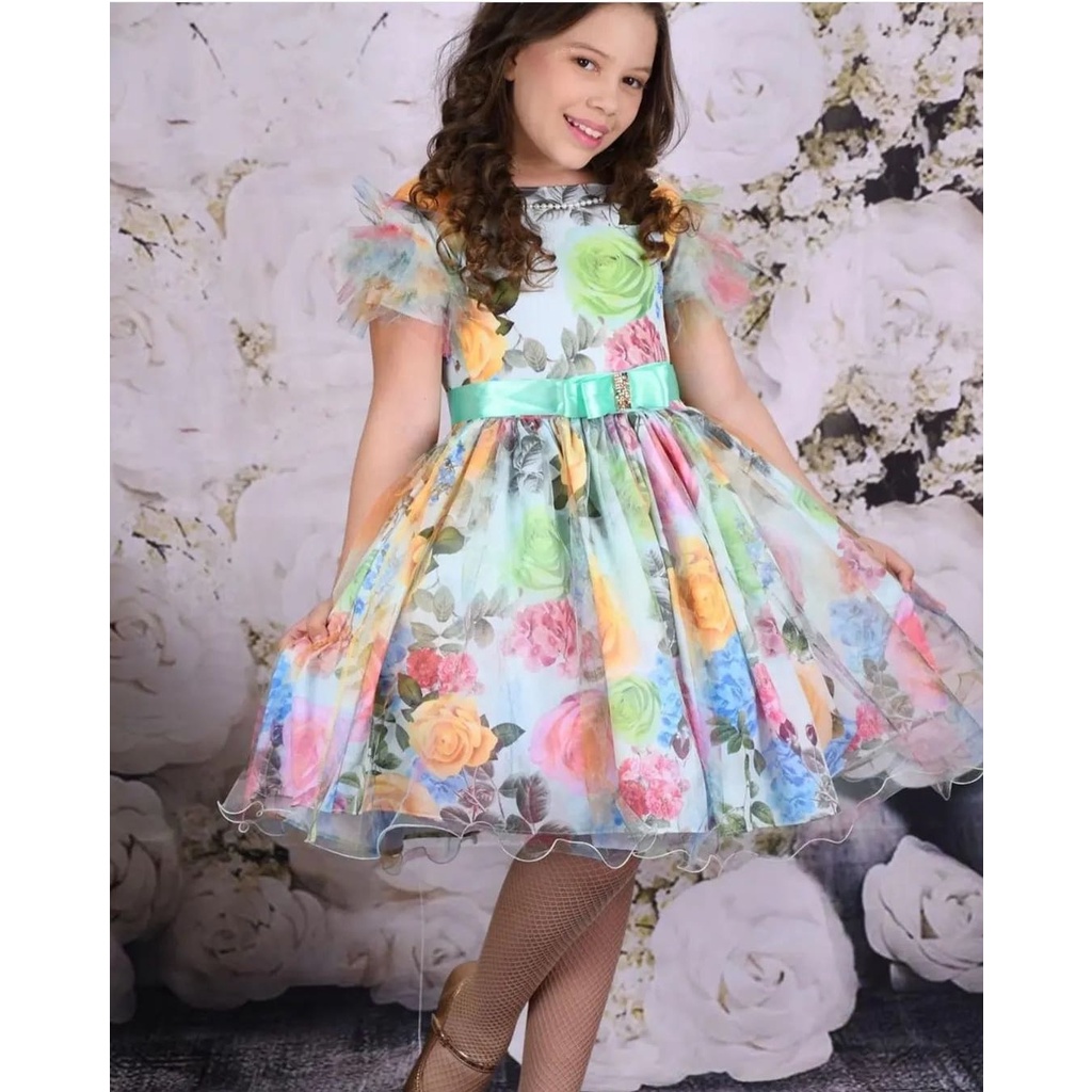 Vestido rodado infanto store juvenil