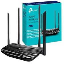 Roteador Wireless TP-Link Archer C6 AC1200, Dual Band, 10/100/1000MBPS, 4 Antenas, Preto - C6 AC1200