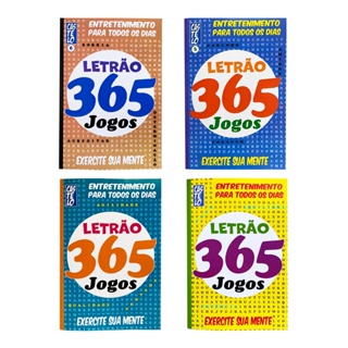 Kit 3 Livros Passatempos 365 Caça Palavras + De 1095 Jogos