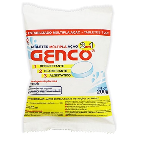 Genco Tablete Múltipla Ação 3 em 1 | Shopee Brasil