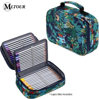 Estojo De Lápis Com Zíper De Grande Capacidade Com 72 Furos/Estojo box/estojo Escolar
