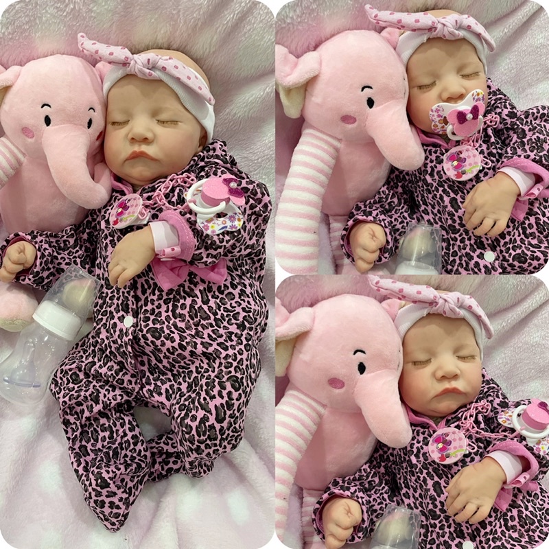 Boneca Bebê Reborn Realista Menina Silicone 42cm Bailarina