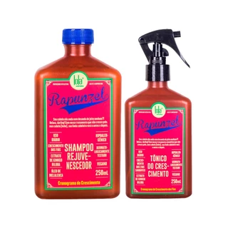 Kit Lola Cosmétics Crescimento Rapunzel - Shampoo e Tônico Capilar De Crescimento em Oferta na Shopee