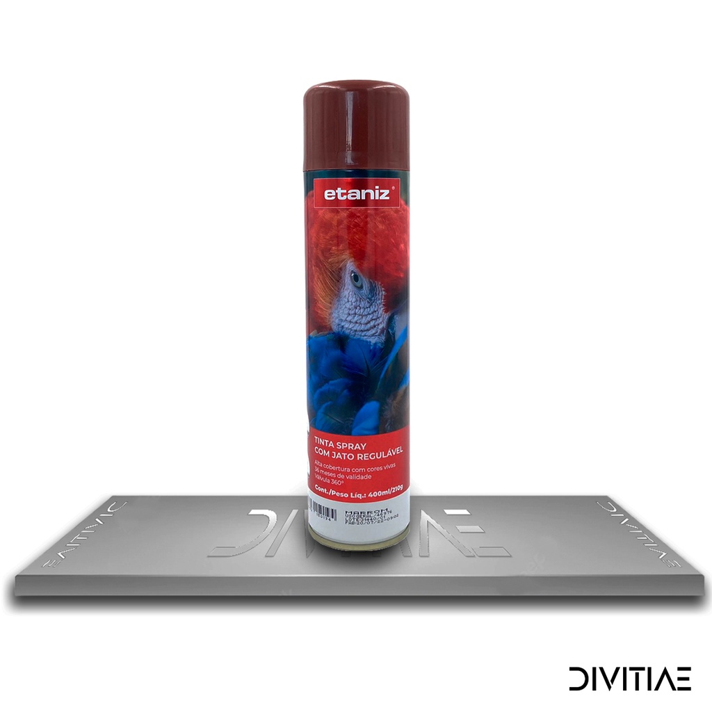 Tinta spray marrom extrema fixação 400ml