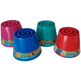 Comedouro Lento e Elevado Médio Pet Games Cachorro Dog Eat