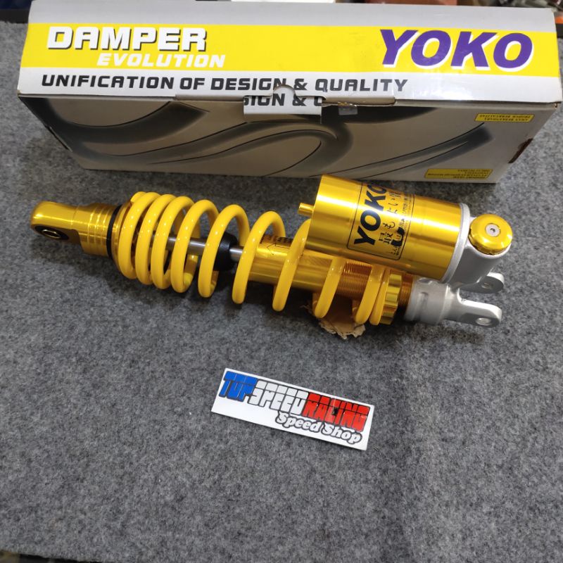 Shock YOKO Tubo Inferior Cor Amarela Tamanho 305mm Para MIO , BEAT Tojiro , VARIO 110