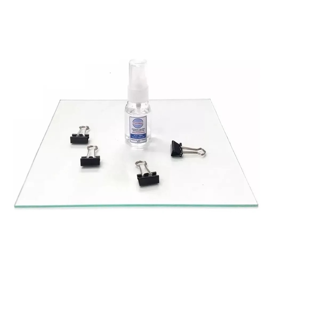 Upgrade Impressora 3d ENDER 2 PRO Base Mesa Vidro 165 X 165 +pres.+adsvo