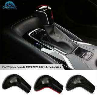 OPENMALL Cobertura Da Cabeça Caixa De Marcha Do Carro E Tampa Engrenagens De Cor Dupla Para Toyota Corolla 2019 2020 2021 Acessórios L9V5