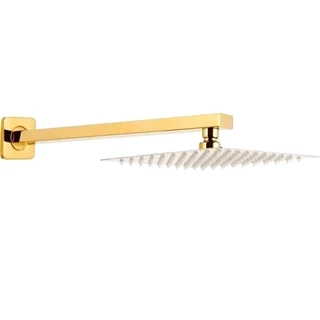 Ducha Piscina Dourada Gold Ouro Ducha 20x20 Área Externa
