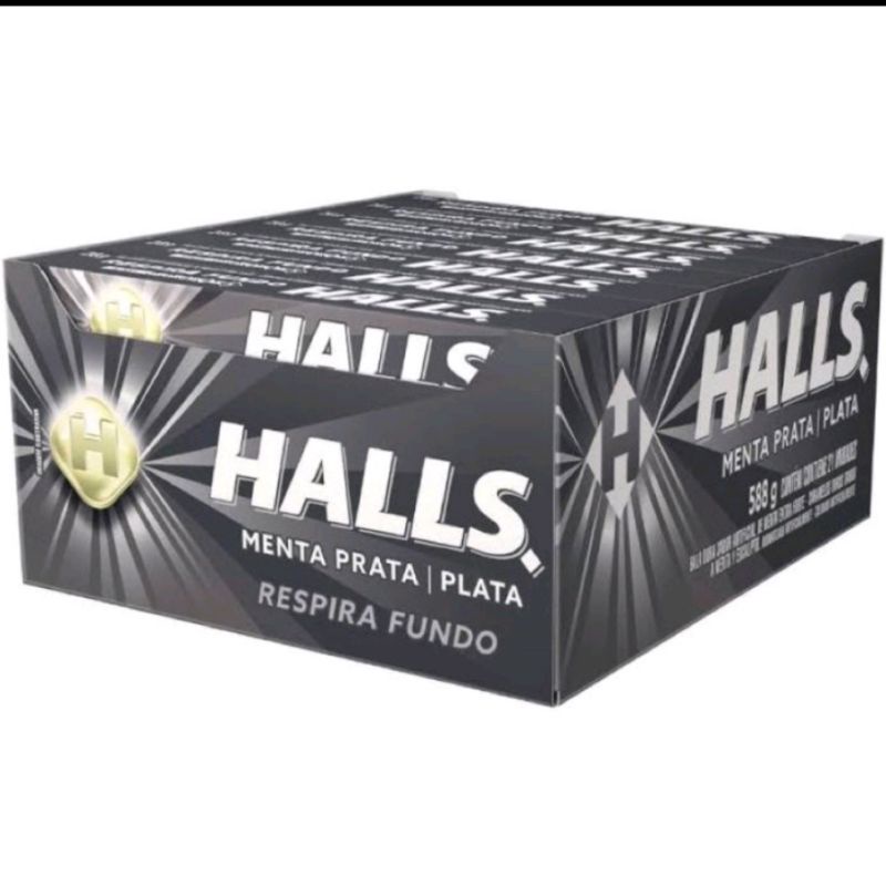 Halls display C/21 unidades (Escolha o sabor) | Shopee Brasil