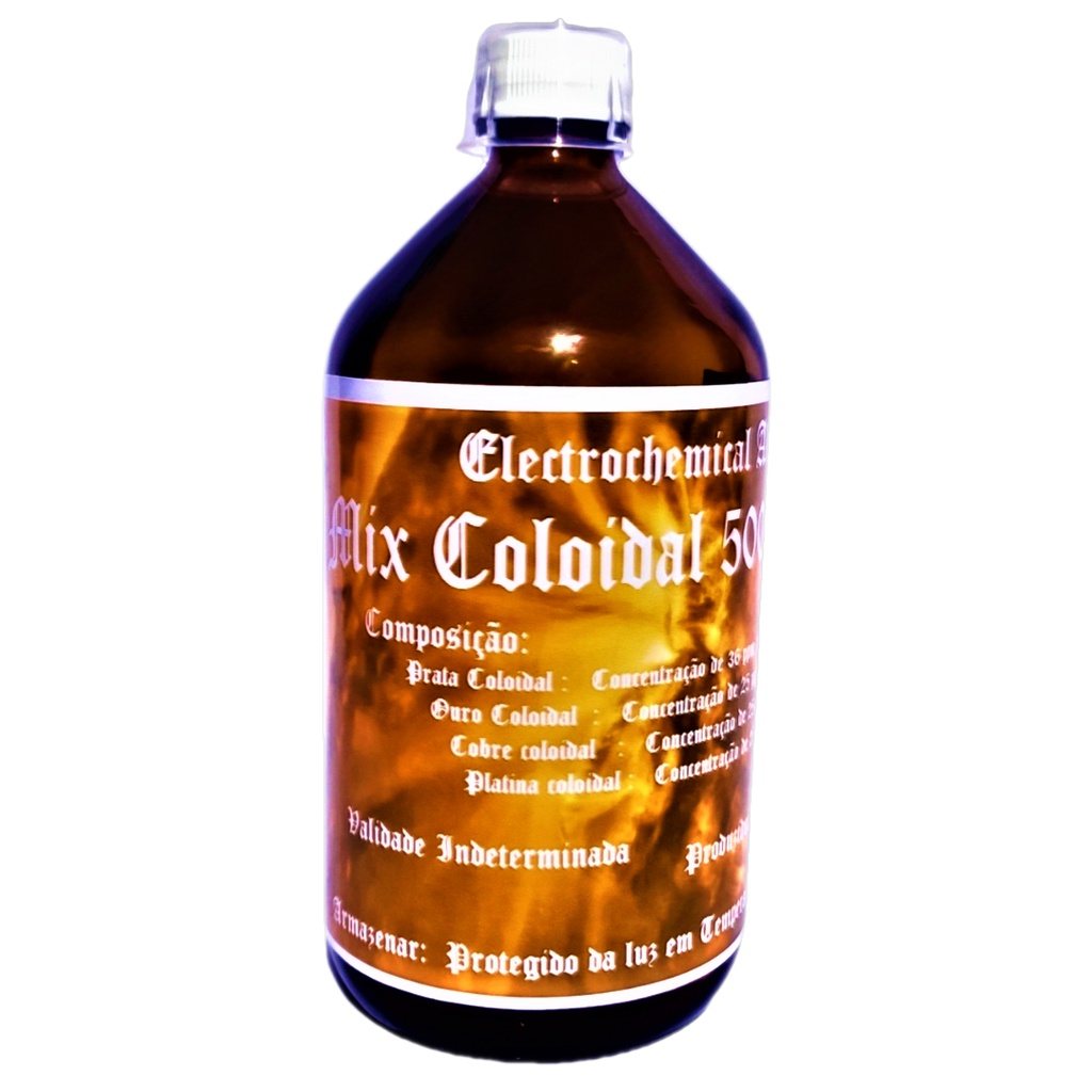 MIX MINERAL COLOIDAL - PRATA COLOIDAL+OURO COLOIDAL+ COBRE COLOIDAL+ ...