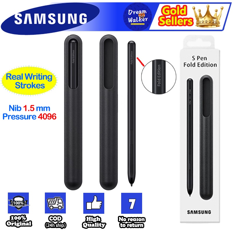 Original Samsung S Pen Fold Edition Com Bolsa Para Galaxy Z 3/4