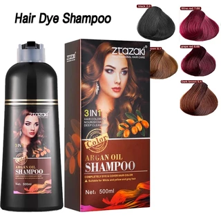 Unisex Mokeru 500ML 5 Minutos Shampoo Para Coloração Rápida Cabelos Orgânica Natural De Longa Duração Permanente Uso Doméstico