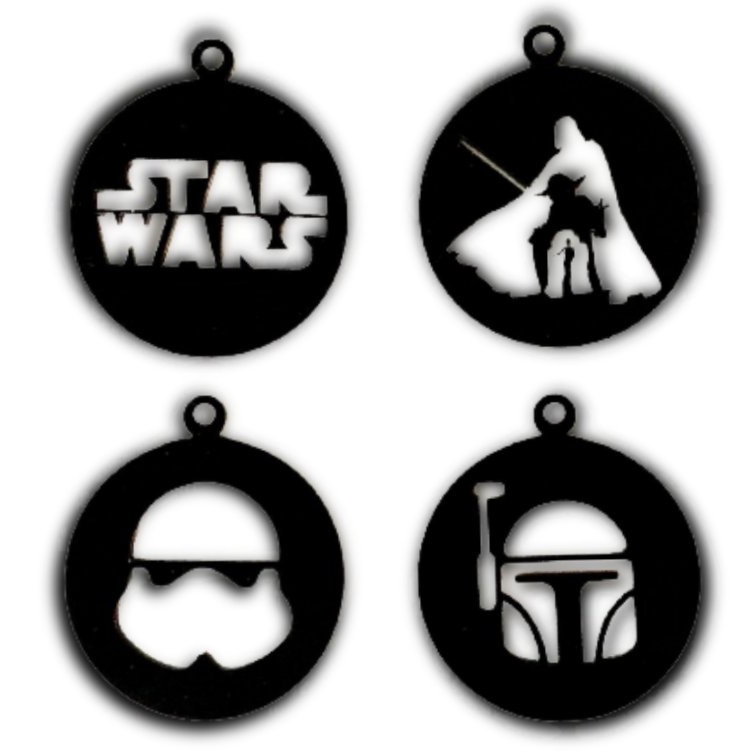 Enfeites de Natal Arvore Star Wars Árvore Geek Tematica Starwars