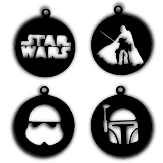 Enfeites de Natal Arvore Star Wars Árvore Geek Tematica Starwars
