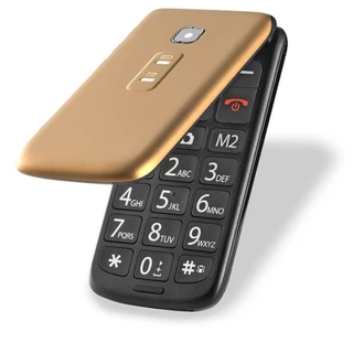 Celular Flip Vita Dual Chip MP3 Dourado Multilaser - P9043