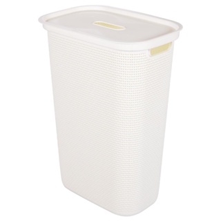 Cesto de Roupas Alto Tear 40 L-Branco Chantilly