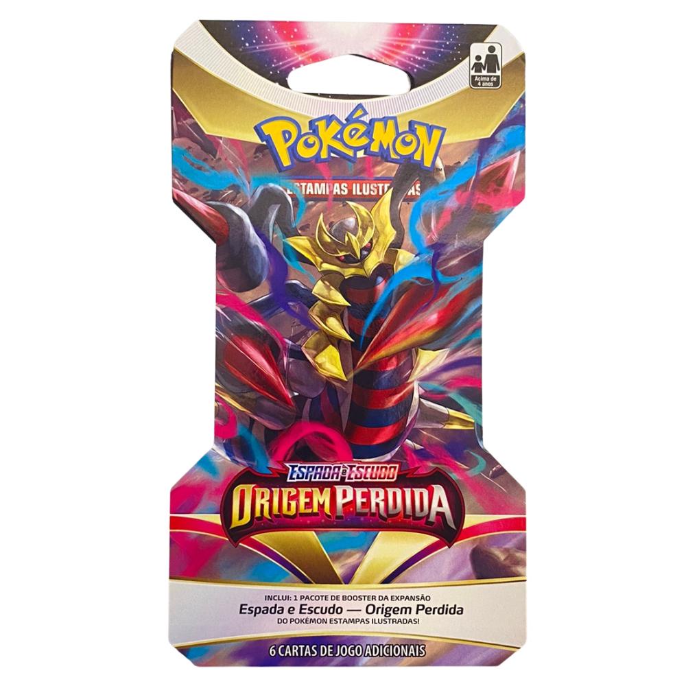 6 Cartas Jogo Pokémon Coleção Origem Perdida Booster Copag | Shopee Brasil