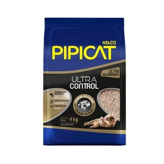 Areia Sanitária Kelco Pipicat Ultra Control para Gatos 4kg