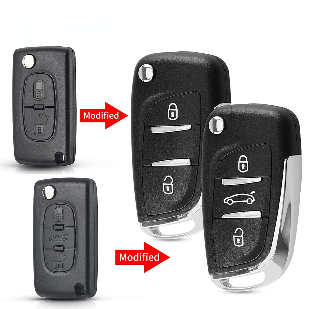 Produktbild von KLAPP SCHLÜSSEL GEHÄUSE CE0523 Für Peugeot 207 307 308 407 Citroen C4