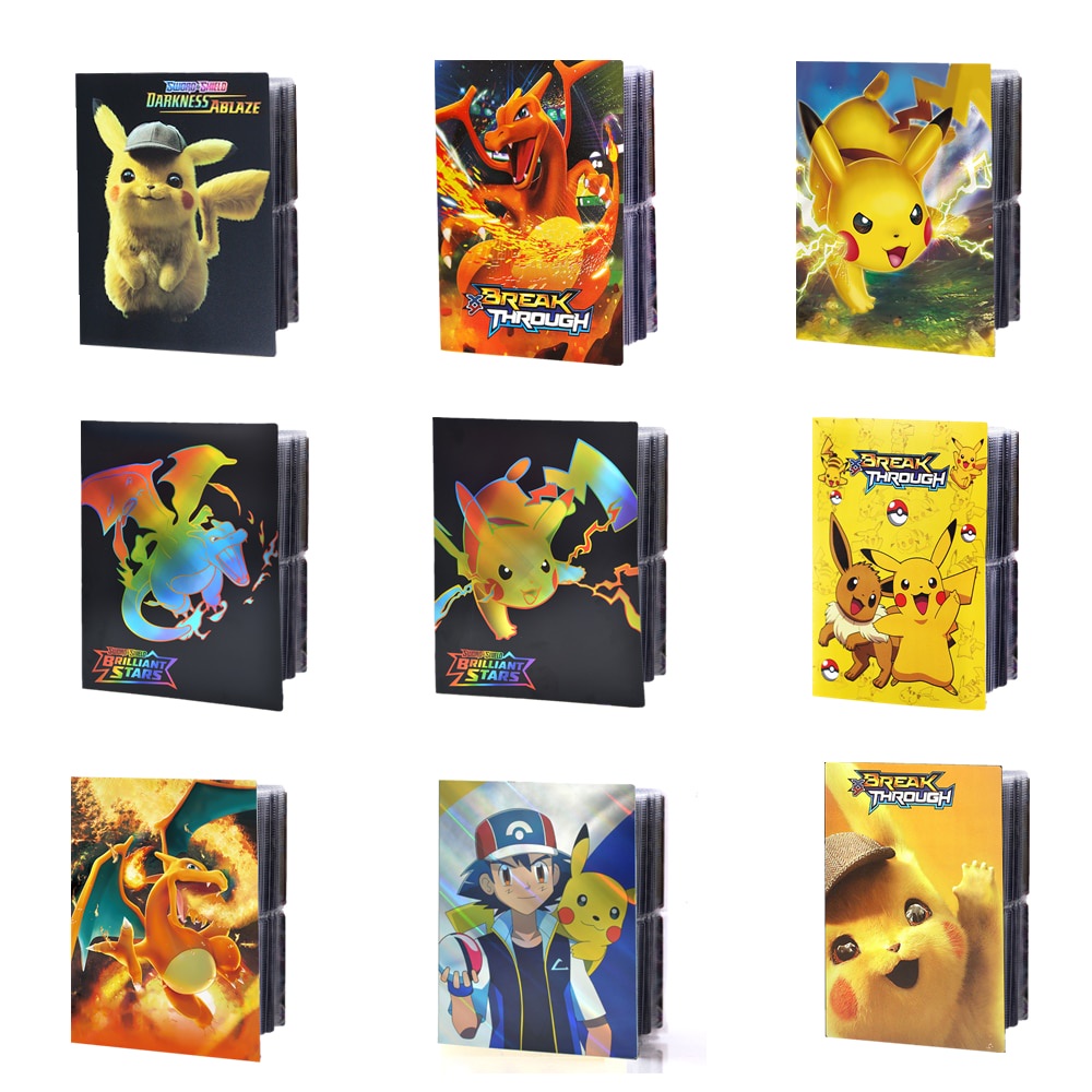 Anime Pokemon Pikachu Charizard Mewtwo 540 Pçs Álbum Livro Cartões De Jogo  Titular Fichário Cartões De Jogo Coleção Crianças Brinquedos Presentes -  Cards De Jogos Para Colecionadores - AliExpress