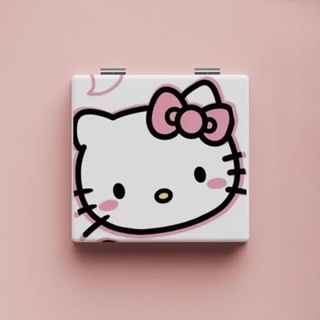 Kawaii sanrio feminino hello kitty espelho mesa banheiro maquiagem