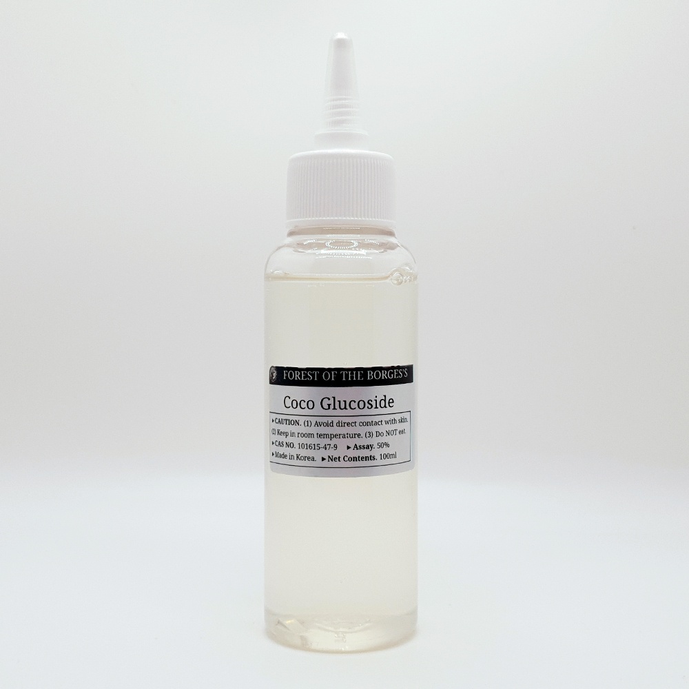 Coco Glucoside , 100ml , 500ml , Surfactante Não Iônico , Ingredientes Cosméticos