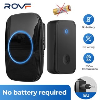 ROVF Cacazi Porta Sem Fio Auto-Alimentada À Prova D