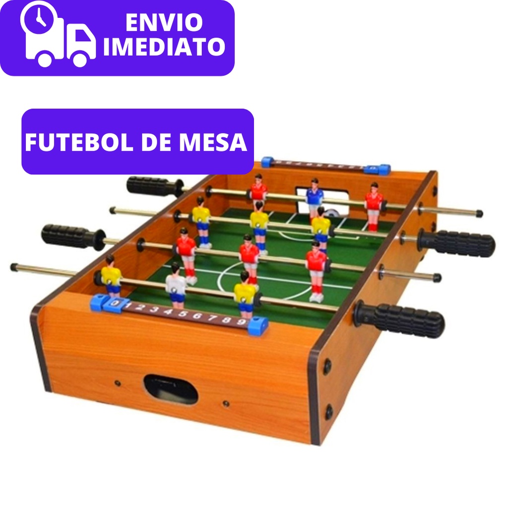 Mini futebol mesa, mesa pebolim, jogos portáteis futebol, jogos